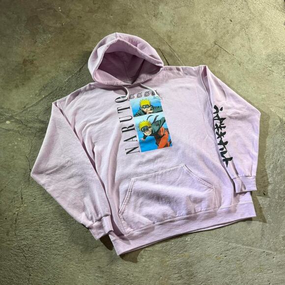 Pink Naruto Shippuden Graphic Hoodie - Picture 5 of 8